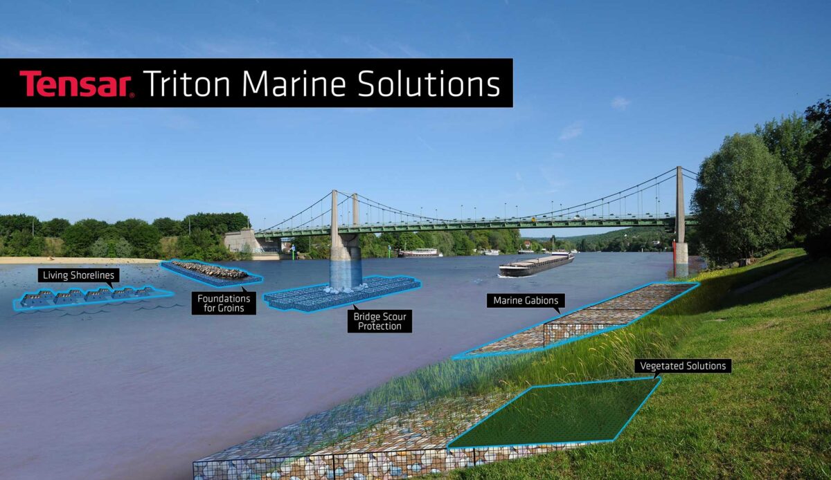 Tensar :: Marine Solutions Infographic Design