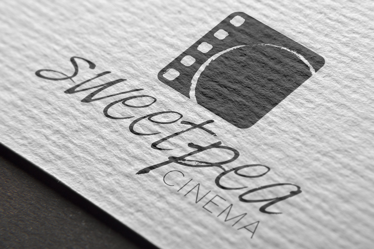 Sweet Pea Cinema Marketing Materials Design - Business Cards, Letterhead, Envelopes